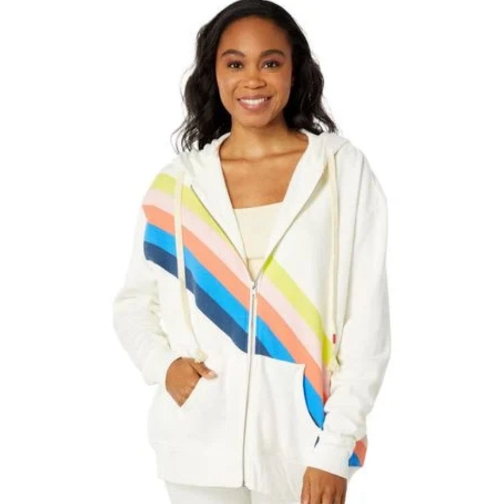 Wildfox Nassau Striped Hoodie